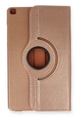 Uray store Samsung Galaxy T290 Tab A 8 Kılıf 360 Tablet Deri Kılıf - Rose Gold