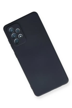 Uray store Samsung Galaxy A72 Kılıf Nano içi Kadife Silikon - Lacivert