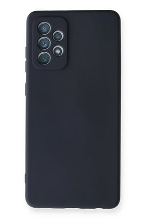 Uray store Samsung Galaxy A72 Kılıf Nano içi Kadife Silikon - Lacivert