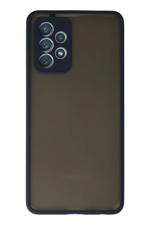 Uray store Samsung Galaxy A72 Kılıf Montreal Silikon Kapak - Lacivert