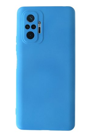 Uray store Xiaomi Redmi Note 10 Pro Kılıf Nano içi Kadife Silikon - Mavi