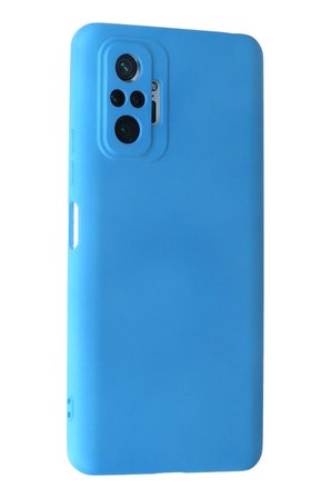 Uray store Xiaomi Redmi Note 10 Pro Kılıf Nano içi Kadife Silikon - Mavi