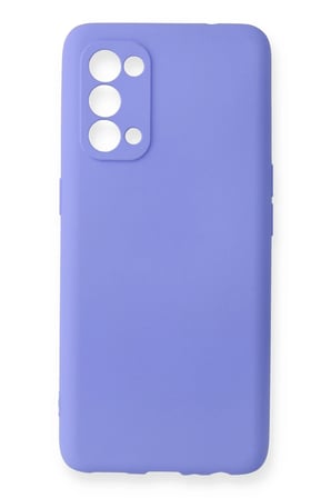 Uray store Oppo Reno 5 Pro Kılıf First Silikon - Lila