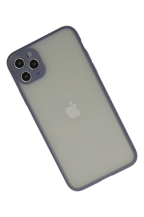 Uray store Apple iPhone 12 Pro Kılıf Montreal Silikon Kapak - Gri