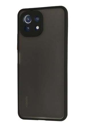 Uray store Xiaomi Mİ 11 Lite Kılıf Montreal Silikon Kapak - Siyah