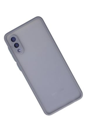Uray store Samsung Galaxy A02 Kılıf Montreal Silikon Kapak - Gri