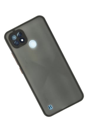 Uray store Realme C21 Kılıf Montreal Silikon Kapak - Siyah
