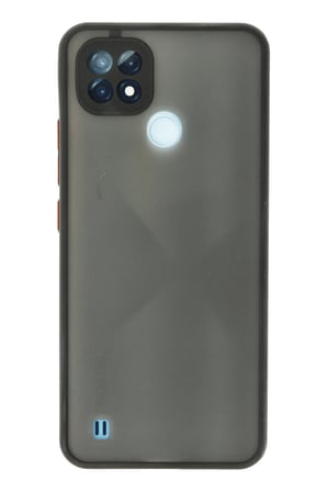 Uray store Realme C21 Kılıf Montreal Silikon Kapak - Siyah