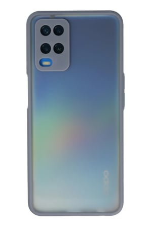 Uray store Oppo A54 4G Kılıf Montreal Silikon Kapak - Gri