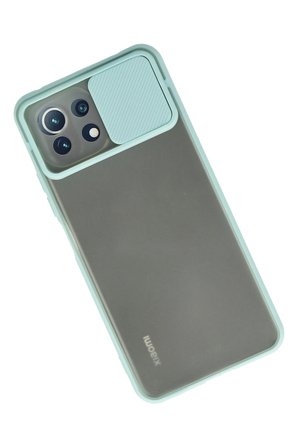 Uray store Xiaomi Mİ 11 Lite Kılıf Palm Buzlu Kamera Sürgülü Silikon - Turkuaz