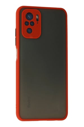 Uray store Xiaomi Redmi Note 10 Kılıf Montreal Silikon Kapak - Kırmızı