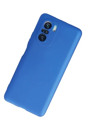 Uray store Xiaomi Poco F3 Kılıf First Silikon - Mavi