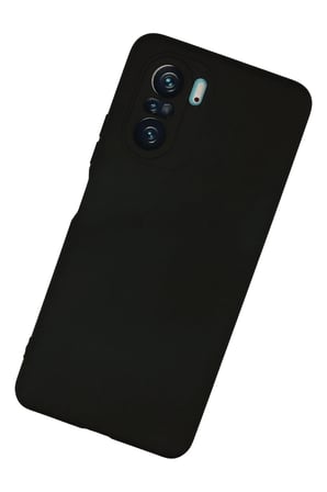 Uray store Xiaomi Poco F3 Kılıf Nano içi Kadife Silikon - Siyah