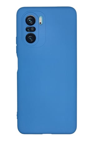 Uray store Xiaomi Poco F3 Kılıf Nano içi Kadife Silikon - Mavi