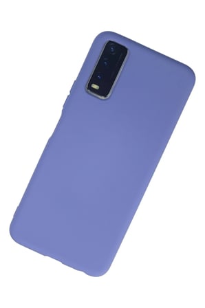Uray store Vivo Y11S Kılıf Nano içi Kadife Silikon - Lila