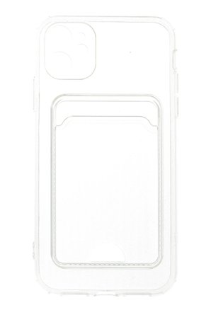 Uray store Apple iPhone 11 Kılıf Kart Şeffaf Silikon - Şeffaf