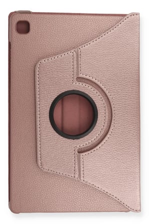 Uray store Samsung Galaxy T500 Tab A7 10.4 Kılıf 360 Tablet Deri Kılıf - Rose Gold