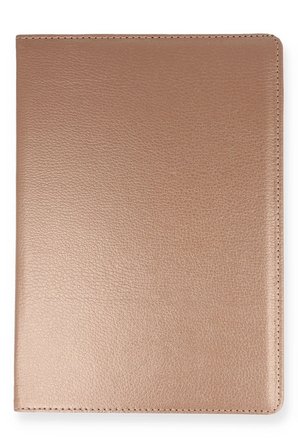 Uray store Samsung Galaxy T500 Tab A7 10.4 Kılıf 360 Tablet Deri Kılıf - Rose Gold
