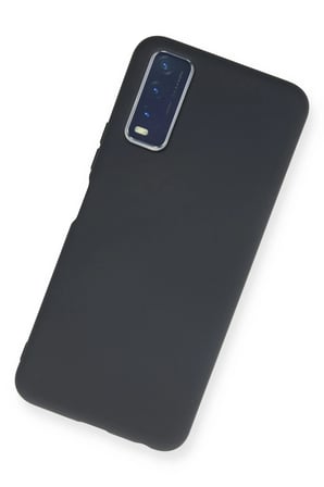 Uray store Vivo Y11S Kılıf Nano içi Kadife Silikon - Lacivert