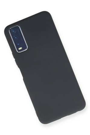 Uray store Vivo Y11S Kılıf Nano içi Kadife Silikon - Lacivert