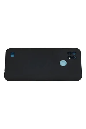 Uray store Realme C21 Kılıf Nano içi Kadife Silikon - Lacivert