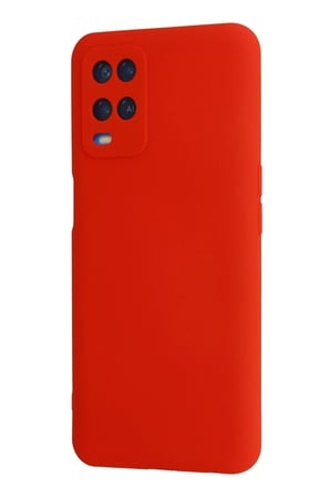 Uray store Oppo A54 4G Kılıf Nano içi Kadife Silikon - Kırmızı