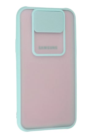 Uray store Samsung Galaxy J7 Kılıf Palm Buzlu Kamera Sürgülü Silikon - Turkuaz