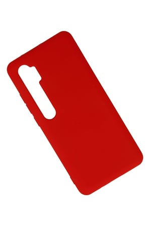 Uray store Xiaomi Mi Note 10 Lite Kılıf Nano içi Kadife Silikon - Kırmızı