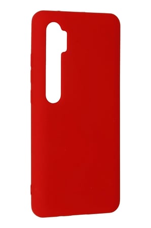 Uray store Xiaomi Mi Note 10 Lite Kılıf Nano içi Kadife Silikon - Kırmızı
