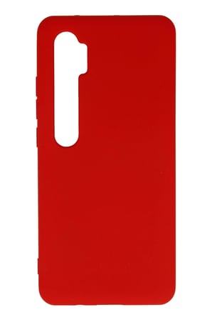 Uray store Xiaomi Mi Note 10 Lite Kılıf Nano içi Kadife Silikon - Kırmızı