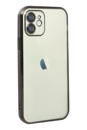 Uray store Apple iPhone 11 Kılıf Razer Lensli Silikon - Siyah