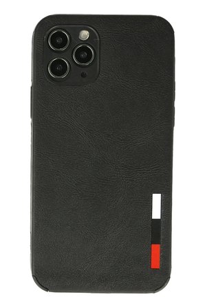 Uray store Apple iPhone 11 Pro Kılıf Loop Deri Silikon - Siyah