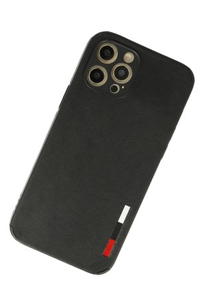 Uray store Apple iPhone 12 Pro Kılıf Loop Deri Silikon - Siyah
