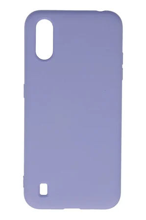 Uray store Samsung Galaxy A01 Kılıf Nano içi Kadife Silikon - Lila