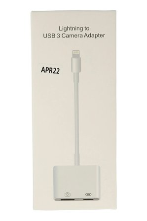 Uray store APR22 Iphone Otg 2in1 - Beyaz