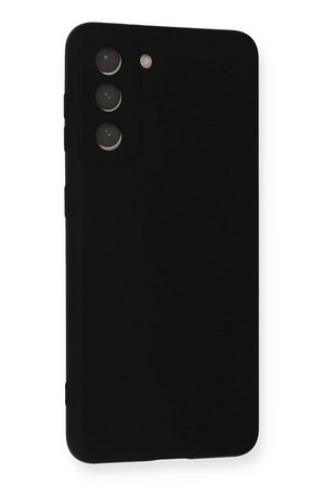 Uray store Samsung Galaxy S21 FE Kılıf Nano içi Kadife Silikon - Siyah