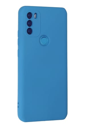 Uray store General Mobile GM 21 Plus Kılıf Nano içi Kadife Silikon - Mavi