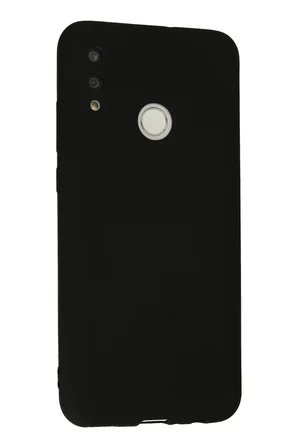 Uray store Huawei P Smart 2019 Kılıf Nano içi Kadife Silikon - Siyah