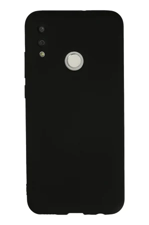 Uray store Huawei P Smart 2019 Kılıf Nano içi Kadife Silikon - Siyah