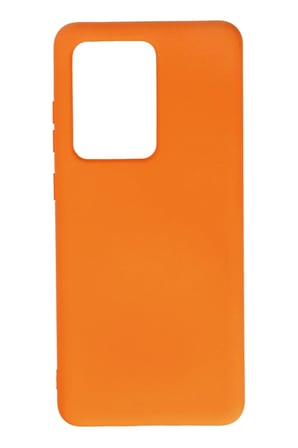 Uray store Samsung Galaxy S20 Ultra Kılıf Nano içi Kadife Silikon - Turuncu