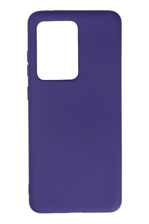 Uray store Samsung Galaxy S20 Ultra Kılıf Nano içi Kadife Silikon - Mor