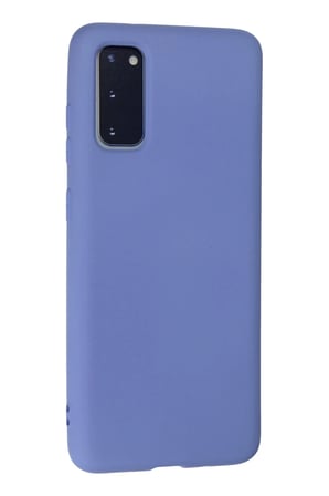 Uray store Samsung Galaxy S20 Kılıf Nano içi Kadife Silikon - Lila