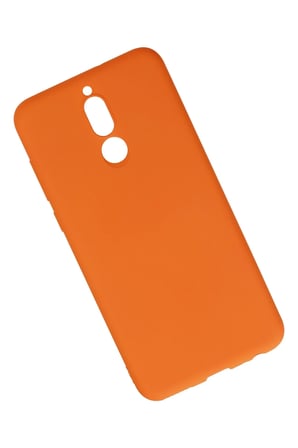Uray store Huawei Mate 10 Lite Kılıf Nano içi Kadife Silikon - Turuncu