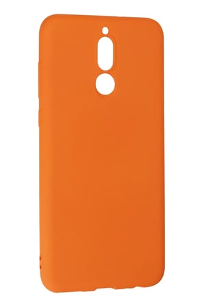Uray store Huawei Mate 10 Lite Kılıf Nano içi Kadife Silikon - Turuncu