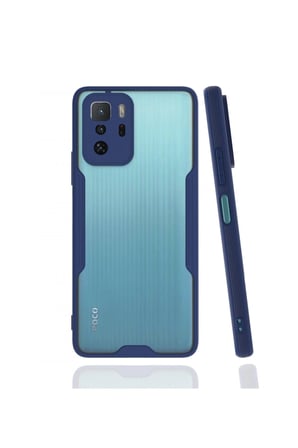 Uray store Xiaomi Poco X3 GT Kılıf Platin Silikon - Lacivert