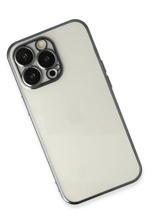Uray store Apple iPhone 13 Pro Max Kılıf Razer Lensli Silikon - Siyah