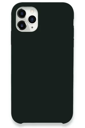 Uray store Apple iPhone 11 Pro Max Kılıf Lansman Legant Silikon - Koyu Yeşil