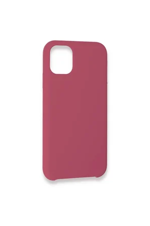 Uray store Apple iPhone 12 Kılıf Lansman Legant Silikon - Fuşya