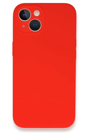 Uray store Apple iPhone 13 Mini Kılıf Lansman Legant Silikon - Kırmızı