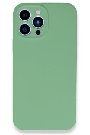Uray store Apple iPhone 13 Pro Max Kılıf Lansman Legant Silikon - Yeşil